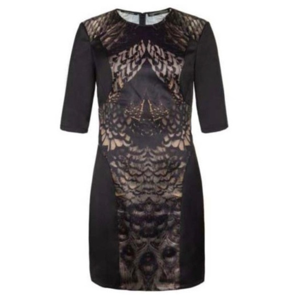 All Saints Dresses & Skirts - All Saints Satin Peacock Dress